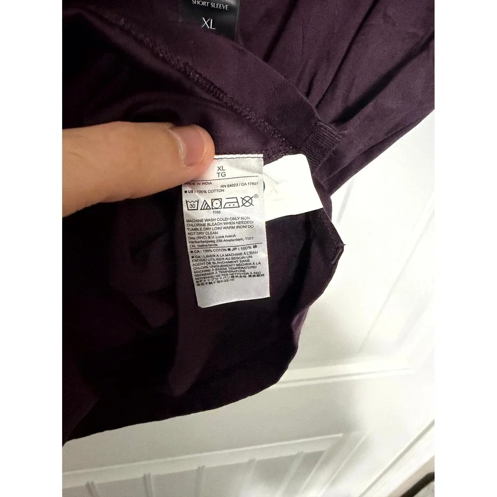 Banana Republic Polo Shirt Mens XL Purple Luxe Touch Performance Slim Fit NWT